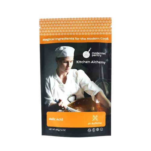 Vista 7 de Ácido málico puro, sin OMG, sin gluten, vegano, certificado Kosher, 1.76 oz