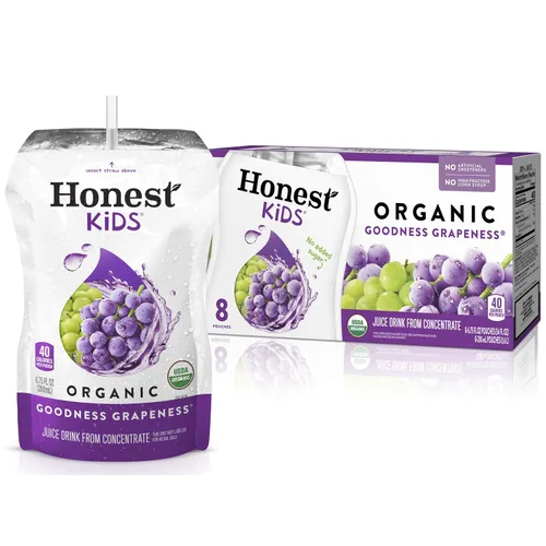 Vista 12 de Honest Kids Berry Good Lemonade, bebida de jugo orgánico, limonada de bayas, 6 onzas líquidas (paquete de 40)