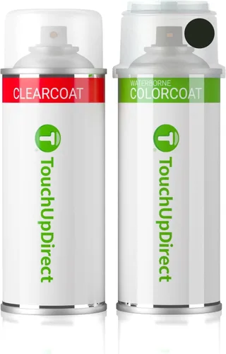 Vista 212 de TouchUpDirect QM1 Cloud White compatible con Pintura de retoque en aerosol Nissan Exact Match - Kit esencial