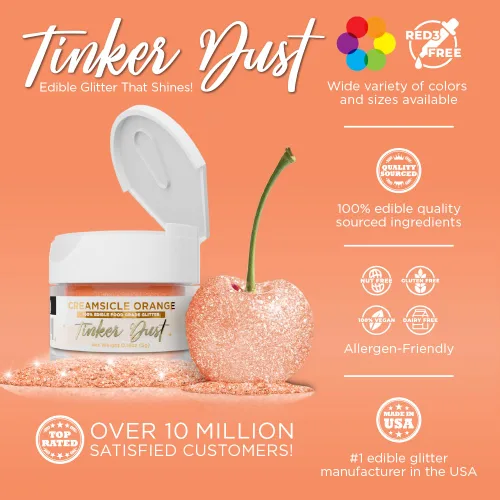 Vista 9 de Bakell - Brillantina 100% comestible, Tinker Dust®, 5 g, color negro, vegano, certificado Kosher, para pasteles, cupcakes, paletas, bebidas y postres