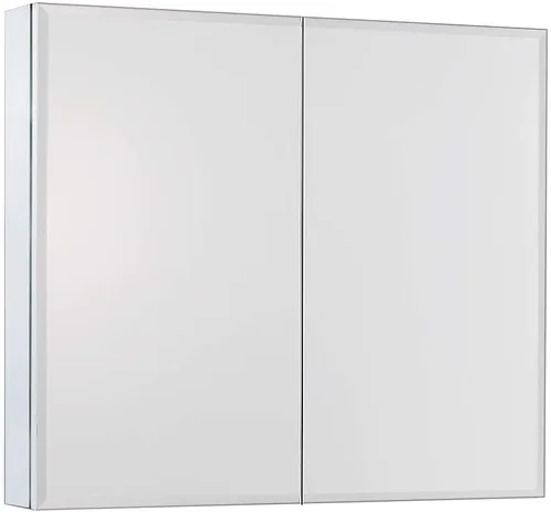 Vista 11 de Botiquín de doble puerta con espejo, 30 x 26 pulgadas, botiquín de aluminio para baño, estantes de vidrio ajustables, impermeable y resistente al