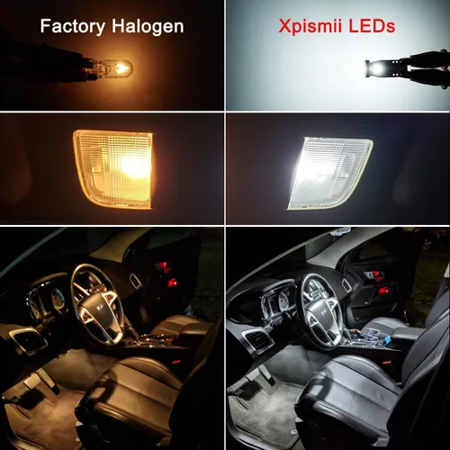 Vista 2 de Paquete de 6 piezas de 6000 K Corolla LED de luz interior blanca de repuesto para Toyota Corolla 2003-2012 2013 2014 2015 2016 2017 2018 2019 2020