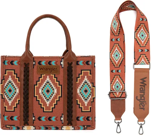 Vista 14 de Montana West - Bolso de mano estilo vaquero para mujer, bolsos de hombro occidentales, tipo cartera, bohemio, azteca A Angel Diamond Correa