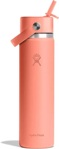 Vista 16 de Hydro Flask de boca ancha con tapa Flex de pajita de 24 onzas Agave