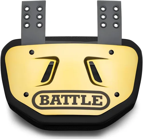 Vista 8 de Battle Sports Placa para espalda cromada de fútbol – Protector de espalda baja de capa dura con espuma contorneada para protección de alto impacto