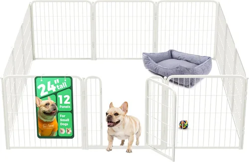 Vista 62 de FXW Homeplus Unleashed Corralito para Perros de Interior - Juego Sin Estrés y Seguro, Resistente de 24 Pulgadas 2 Paneles Corralito para Cachorros