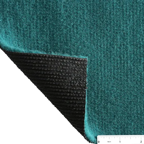 Vista 2 de Alfombra Aqua Turf para exteriores, muestra verde azulado de 3 x 3 pulgadas