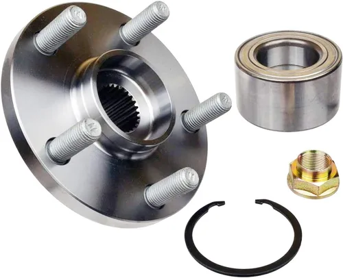 Vista 6 de Par de 2 rodamientos de rueda delantera y kits de reparación de cubo (5 orejetas) para Toyota Corolla 2003-2018, Matrix 2003-2013, Celica 2000-2005