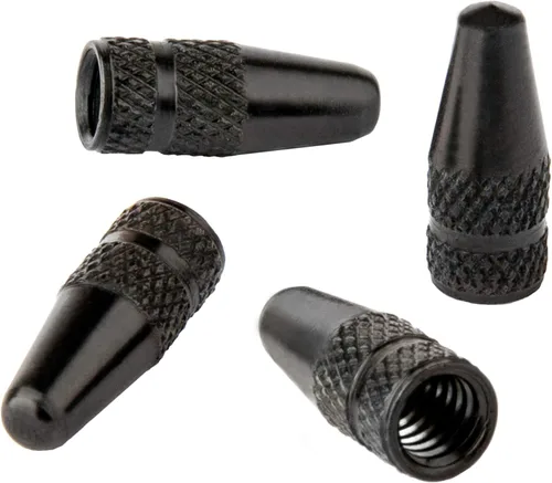 Vista 9 de Presta - Tapones de válvula de aluminio anodizado, uso en válvulas Presta/Francesas, diseños: bala, cohete, hamburguesa, cohete de bolsillo