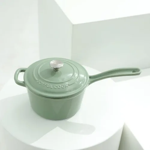 Joyful Cook Sartén de hierro fundido esmaltado