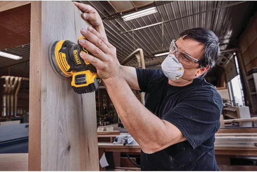 Vista 9 de DEWALT - Lijadora orbital de 20 V MAX, solo herramienta (DCW210B)