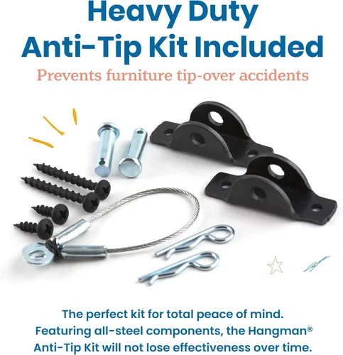 Vista 9 de ECR4Kids Streamline - Armario de almacenamiento de 5 compartimentos, 30 pulgadas, muebles de aula, gris lavado