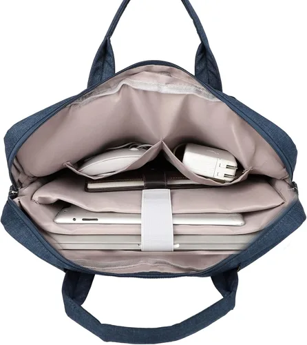 Vista 3 de Canvaslove Maletín multifuncional con múltiples bolsillos para trabajo, negocios y viajes