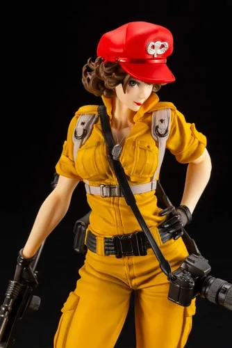 Vista 3 de Kotobukiya GI Joe: Lady Jaye (versión Canary Ann) Bishoujo, multicolor
