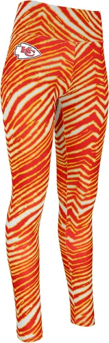 Vista 51 de Zubaz NFL Mallas para mujer de longitud completa de cintura alta básica 1.0