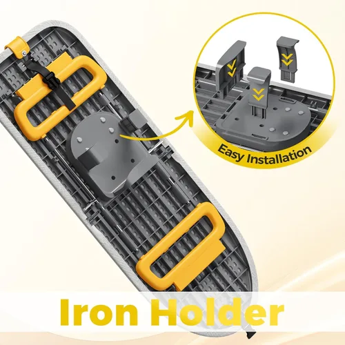 Vista 4 de KINGBOARD Tabla de planchar de mesa, pequeña tabla de planchar con soporte para planchar, mini tabla de planchar plegable, fácil almacenamiento