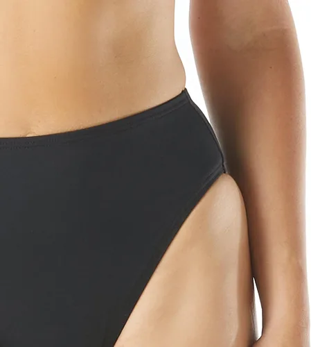 Vista 4 de COCO REEF Parte inferior de bikini de cintura alta y pierna alta - Parte inferior de traje de baño con control de abdomen