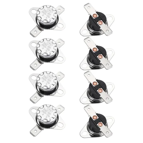 Vista 59 de uxcell KSD301 Termostato 32.0 °F/32 ° F 10 A Normalmente Cerrado N.C Ajuste Snap Disc Interruptor de temperatura para microondas, horno, cafeteras 2