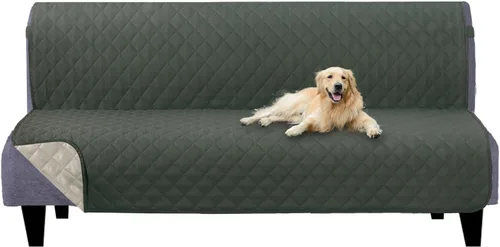 Vista 67 de U-NICE HOME - Fundas para sillas reclinables, reversibles, con correas elásticas, resistentes al agua, con acolchado de diamante, para proteger