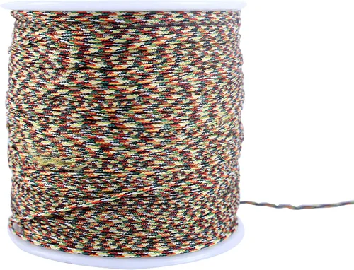 Vista 105 de KONMAY 1 rollo de cuerda de nailon de 150 yardas, trenzado de 0.016 in de nailon Shamballa Macramé/cordón de cuentas, cordón de nudo chino, cuerda