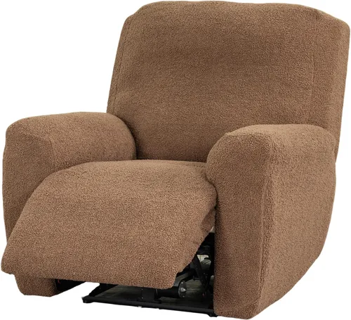 Vista 22 de Eco-Ancheng Fundas reclinables de 4 piezas, fundas para sillas reclinables, fundas elásticas para sofá reclinable, fundas ajustables