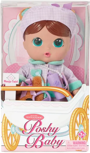 Vista 10 de Madame Alexander Muñeca de moda Poshy Baby™ de 12 pulgadas, Bunnee Couture