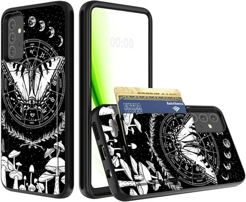 Vista 29 de Funda tipo cartera para Galaxy S20 FE de 6.5 pulgadas con ranura para tarjeta, tarjetas de crédito, tarjetas de crédito, funda para efectivo, doble