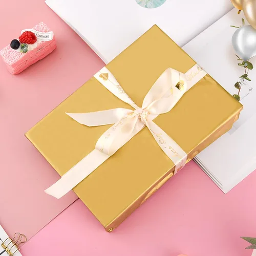 Vista 5 de Papel de seda dorado para bolsas de regalo, 30 hojas de papel de seda de regalo dorado, papel de embalaje a granel para bodas, cumpleaños, proyectos