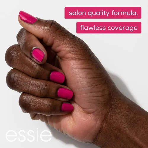 Vista 4 de essie - Esmalte de uñas de calidad de centro de manicura, vegano, libre de 8, colección Push Play, rojo, Start Signs Only, 0.46 onzas