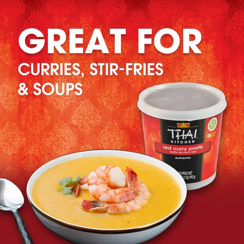 Vista 7 de Pasta de curry rojo Thai Kitchen, 35 onzas
