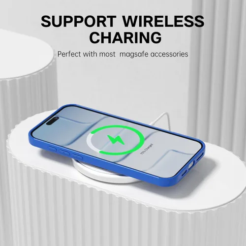 Vista 554 de Svanove para iPhone 7 Plus/ 8 Plus, funda de silicona, de goma suave brillante y gel de jey lindo, funda protectora de plástico simple y lisa