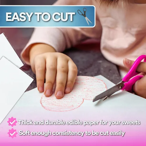 Vista 8 de Paper2eat - Hojas de glaseado de alta calidad (hojas de glaseado) de 8.5 x 11 pulgadas