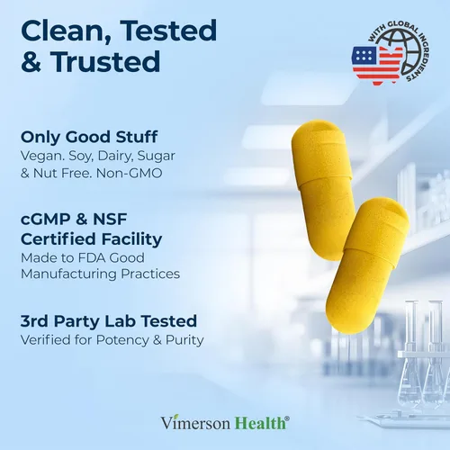 Vista 4 de Complejo de vitamina B con vitamina C y ácido fólico (Folato) - 8 vitaminas B de alta potencia: B1, B2, B3, B5, B6, B7, vitamina B12 + biotina