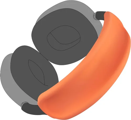 Vista 9 de SOULWIT Protector de diadema mejorado para AirPods Max (USB-C/Lightning), a prueba de sudor, diadema de silicona suave y lavable, cubierta completa