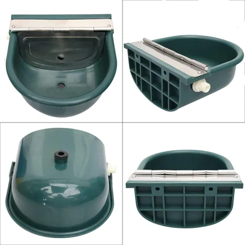 Vista 6 de Recipiente de agua automático de plástico para ganado para caballo, ganado, cabra, oveja, perro, grado de granja, ovejas