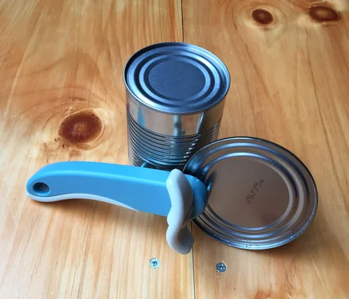 Vista 3 de Abrelatas de corte superior para personas zurdas y diestras