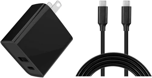 Adaptador de repuesto USB-C AC/DC para Boost X GBX45 1250A GBX55 1750A GBX75 2500A GBX155 4250A UltraSafe Portable Jump Starter 12V Li-ion Battery