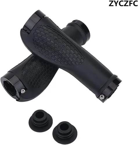 Vista 2 de Manubrio de bicicleta MTB a prueba de golpes para bicicletas de montaña, cómodo agarre antideslizante para bicicleta, manubrio de bicicleta