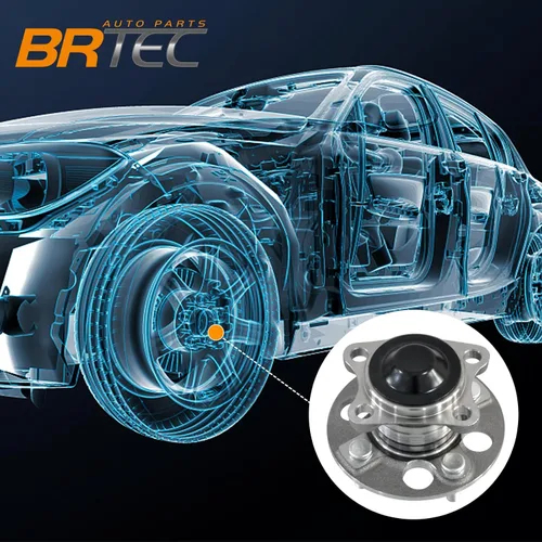 Vista 5 de 512371 Buje de rueda trasera y conjunto de cojinetes para Toyota Yairs 2006 2007 2008 2009 2010 2011 4Lugs Non-ABS