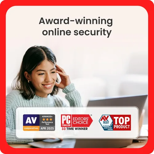 Vista 8 de Adobe Acrobat Pro + McAfee Total Protection 5-Device Software Bundle Create, Edit, E-Sign PDFs Antivirus Software, Scam Protection, Identity