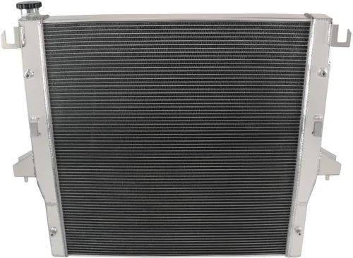 Vista 4 de Radiador de aluminio de 4 filas para Dodge Ram 2003-2010 2007 2500 3500 5.9L 6.7L CUMMINS