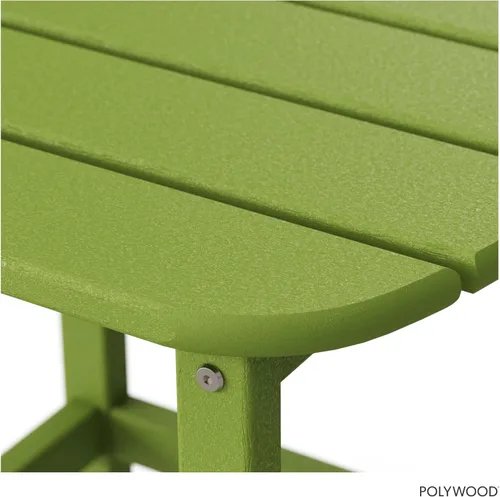 Vista 6 de POLYWOOD SBT18LI South Beach - Mesa auxiliar para exteriores, 18 pulgadas, color lima