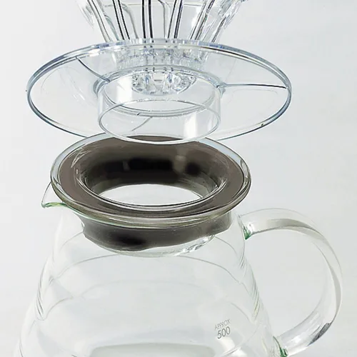 Vista 2 de Hario V60 Glass Range - Servidor de café, 12.2 fl oz, transparente