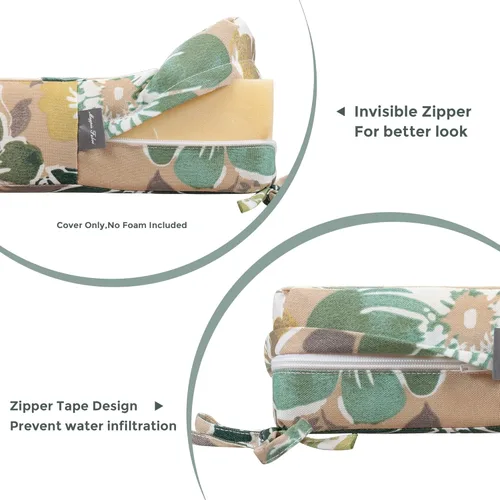 Vista 6 de Magpie Fabrics - Fundas de cojín para bancos del patio o sofás biplaza (solo funda de repuesto, sin inserto!), funda de cojín de columpio resistente