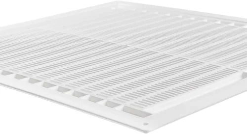 Vista 9 de Vent Systems Cubierta de ventilación de aire blanca de 8 x 8 pulgadas para rejilla de retorno de aire de plástico, cubierta de ventilación HVAC