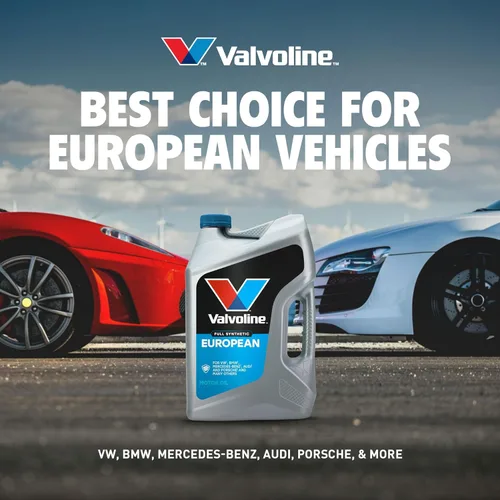 Vista 6 de Valvoline Aceite de motor sintético SAE 5W-40 para vehículos europeos de 5 cuartos de galón, caja de 3