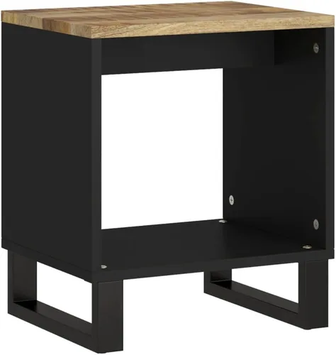 Vista 3 de Coffee Table mesa de Centro para salaCoffee Table 15.7"x12.2"x18.1" Solid Wood Mango&Engineered WoodSuitable for bedrooms, Living Rooms, and Dining