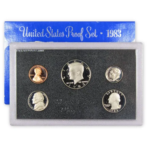 1983 S Set de colección prueba sin circular de la US Mint