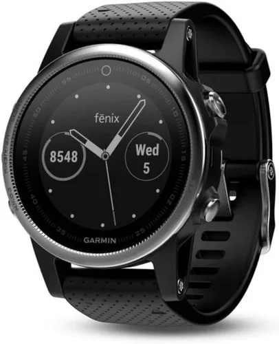 Vista 8 de Garmin fēnix 5, Smartwatch Multisport GPS Premium y Resistente, Azul Granito