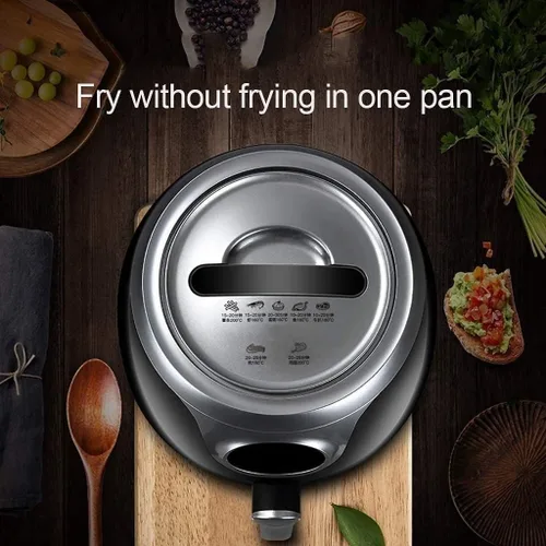 Vista 7 de Combo de horno freidora de aire de 8.4 cuartos de galón, freidora de aire, freidora eléctrica de aire caliente, cocina sin aceite, pantalla táctil